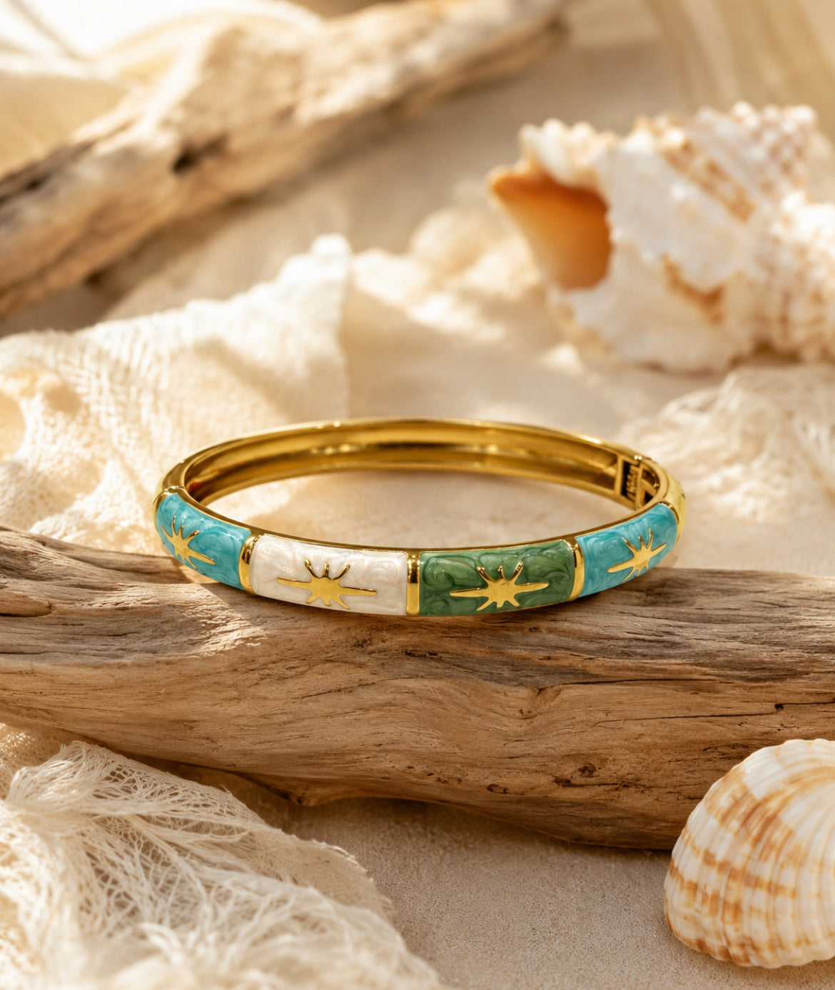 Bracelet Jonc Thaïlandais « Éclat Nomade »