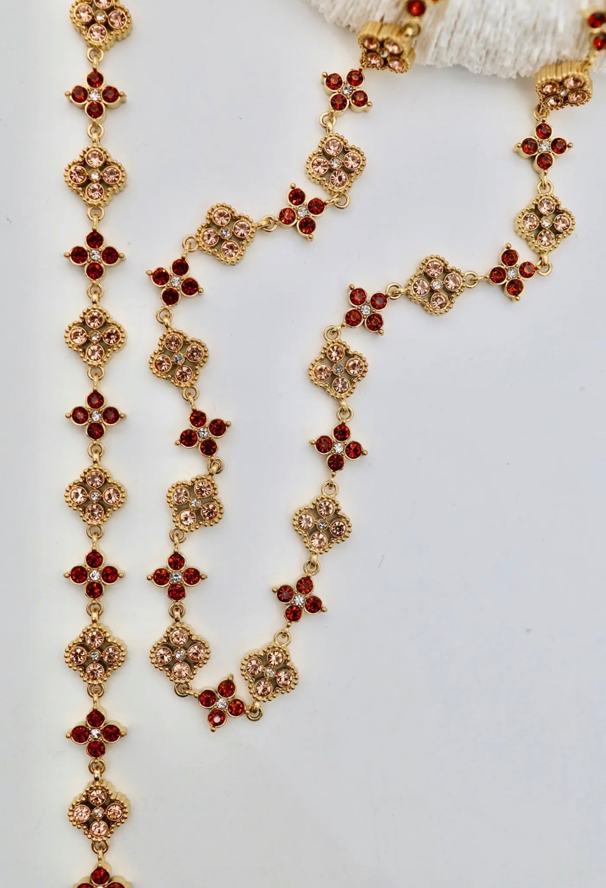 Parure Eléa – Collier & bracelet en acier inoxydable et zirconium
