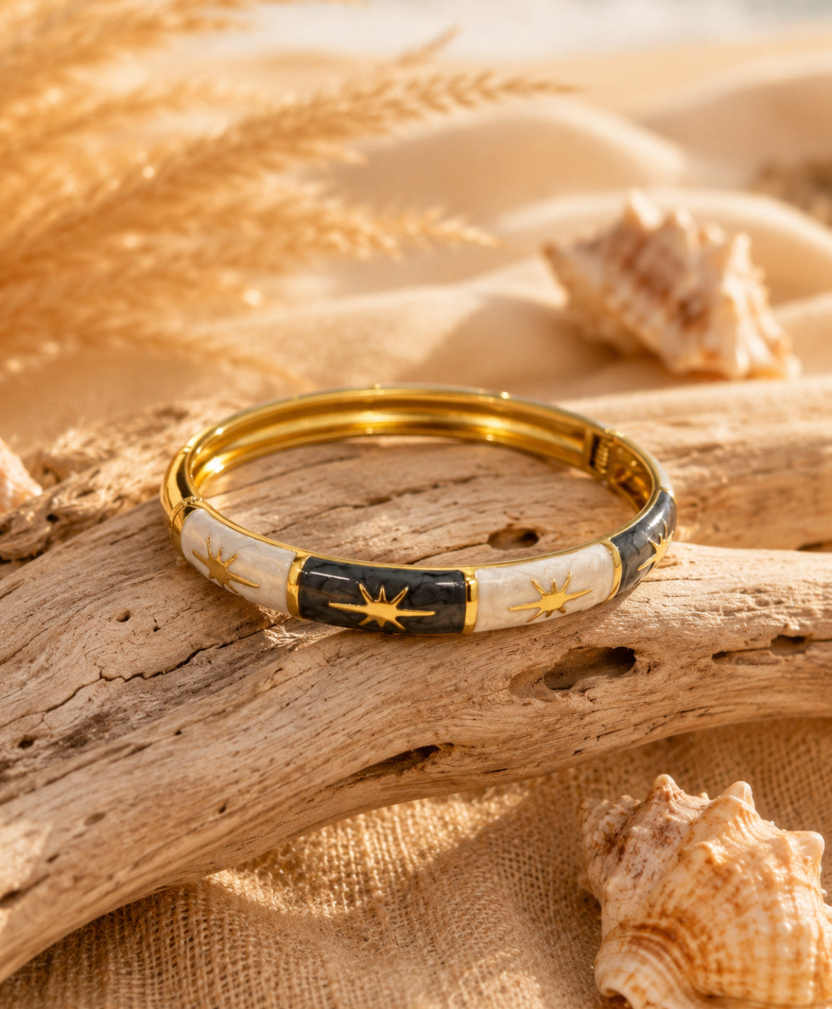 Bracelet Jonc Thaïlandais « Éclat Nomade »