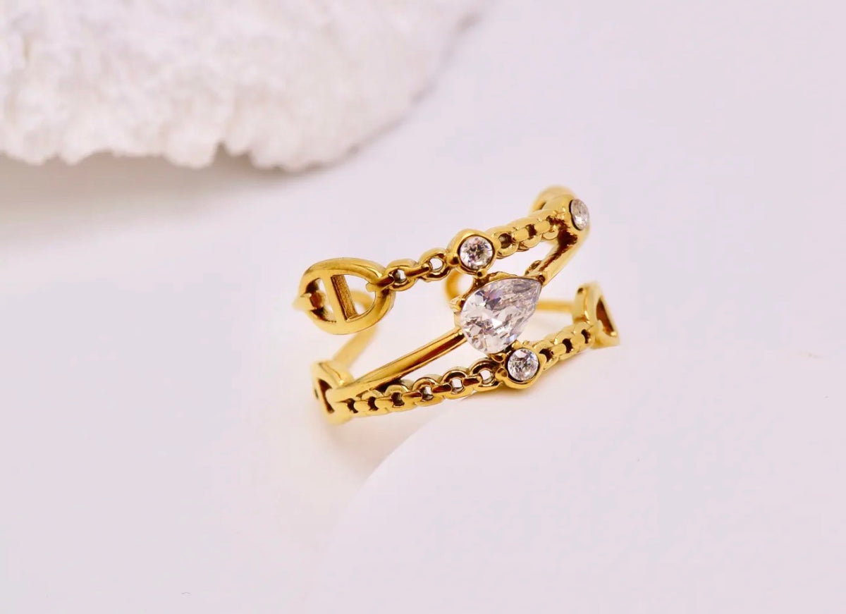 Bague Éclat – Dorée ou Argentée ✨