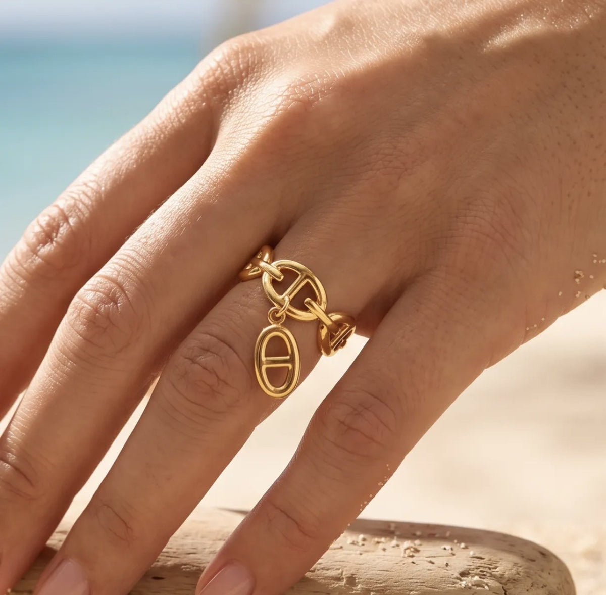 Bague Marina –Dore - argente