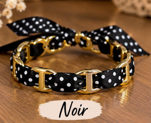 Bracelet Maille Marine « Capucine » – Tendance & Iconique 🎀