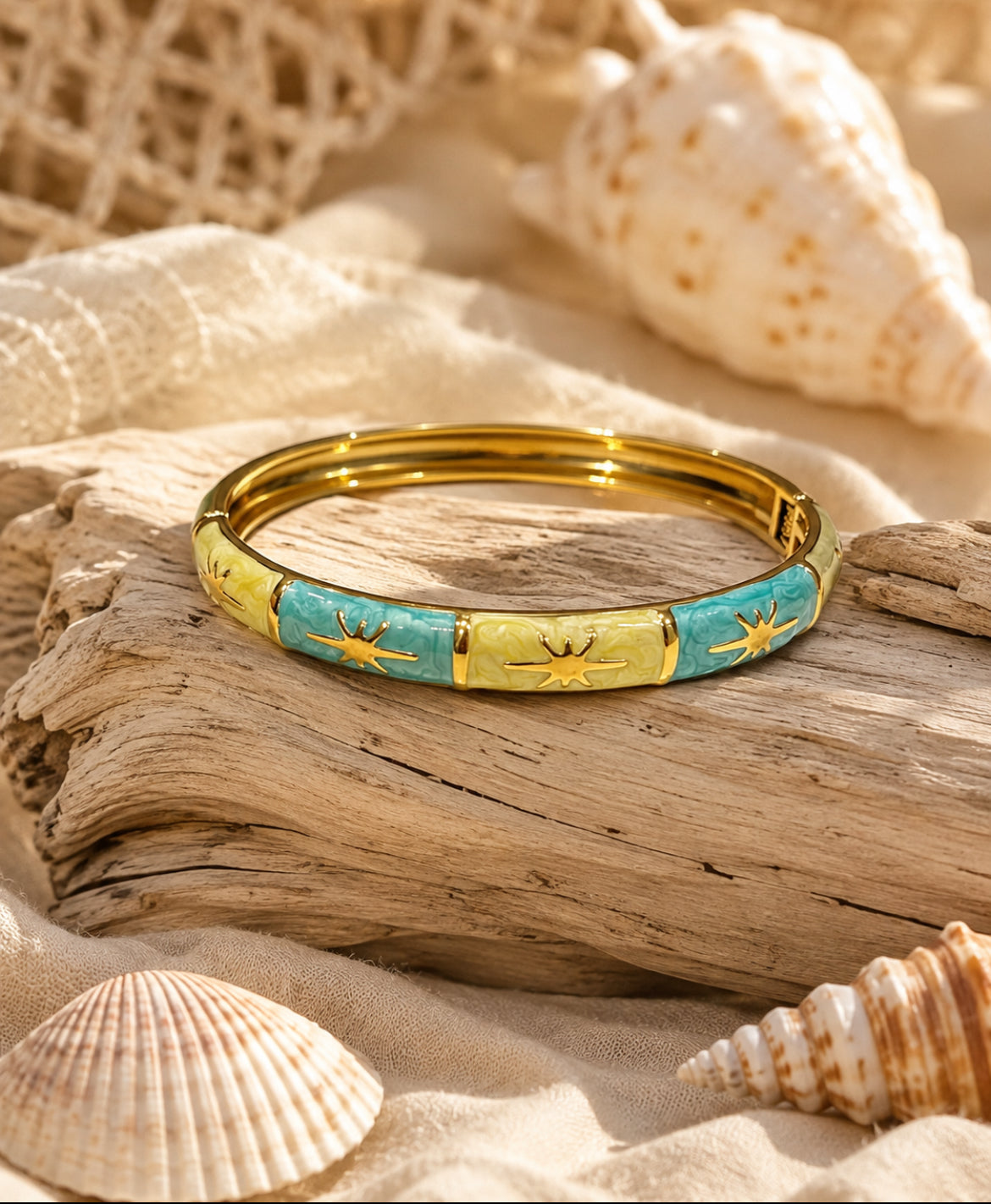 Bracelet Jonc Thaïlandais « Éclat Nomade »