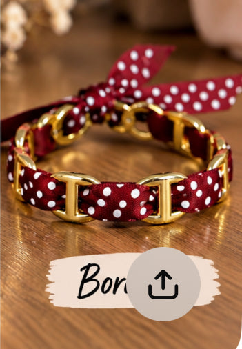 Bracelet Maille Marine « Capucine » – Tendance & Iconique 🎀