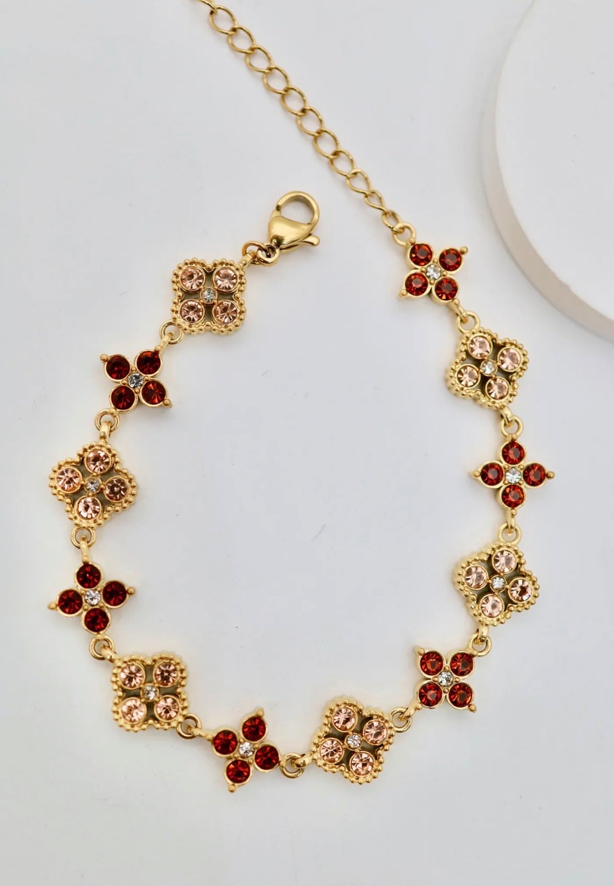 Bracelet Eléa – Acier inoxydable & zirconiums scintillants