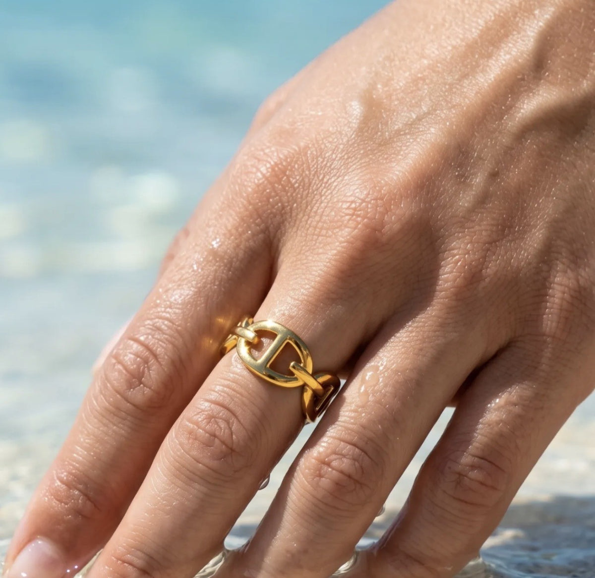Bague Naïa – Dorée ou Argentée ⚓
