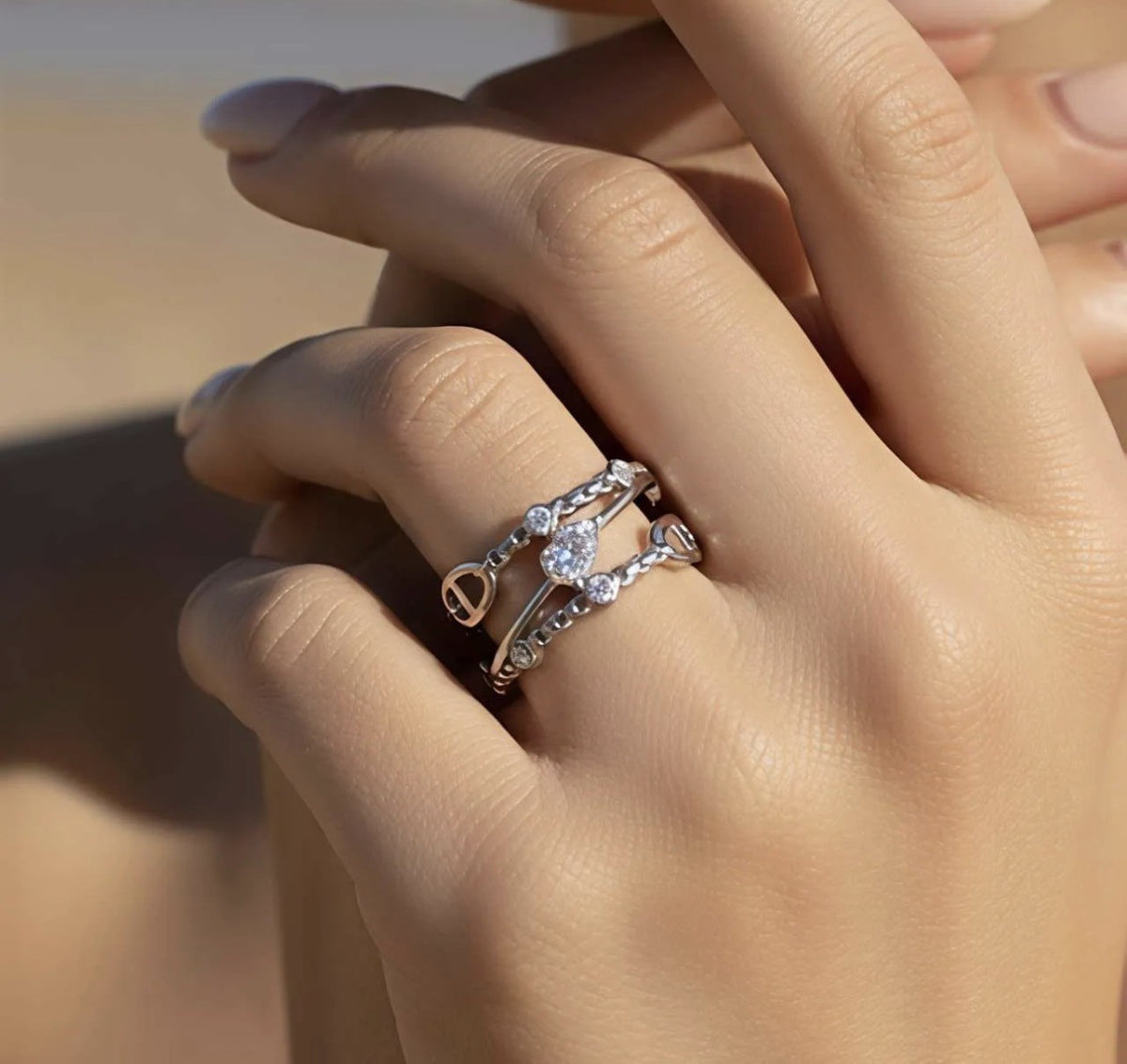 Bague Éclat – Dorée ou Argentée ✨