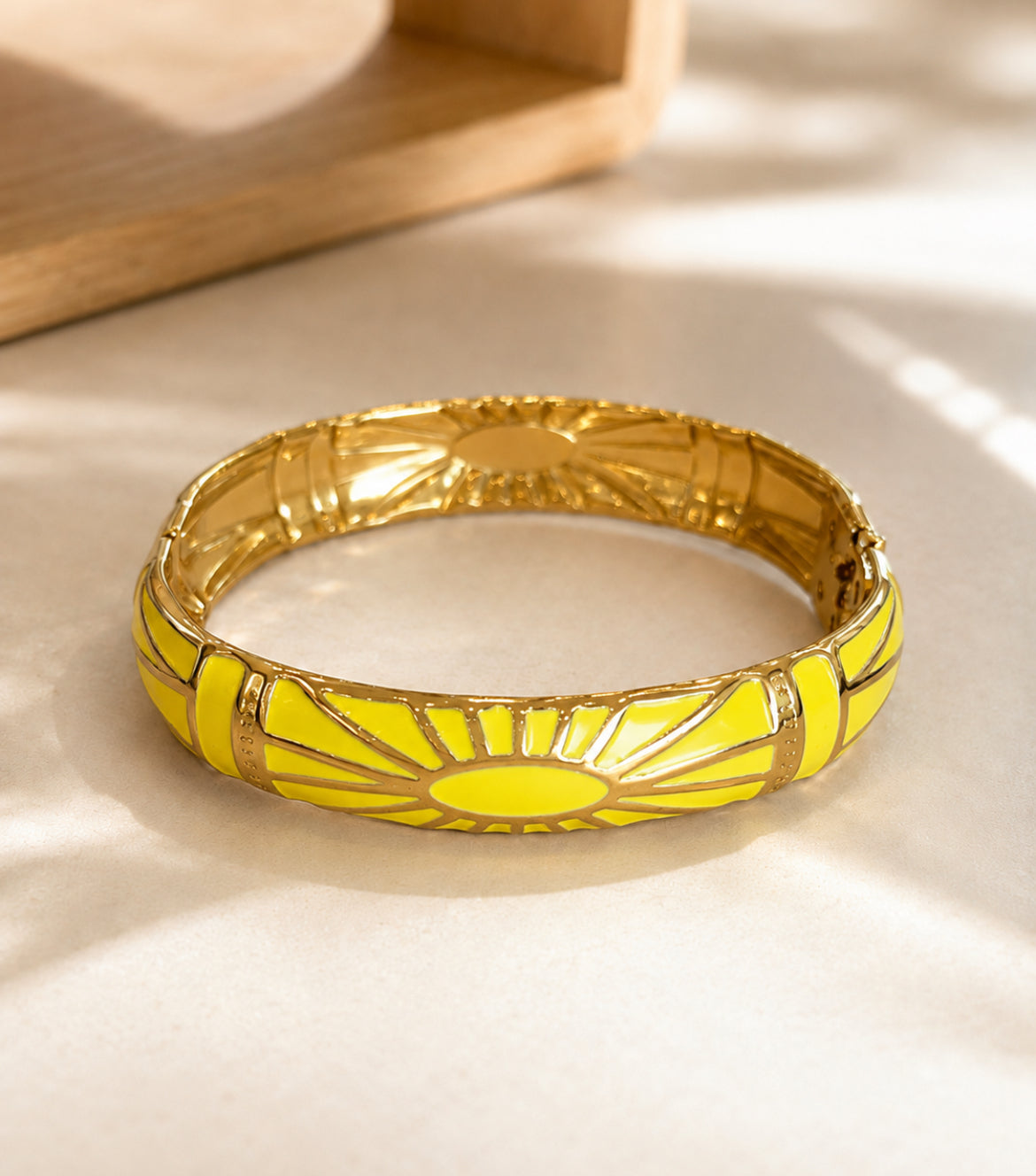 Bracelet Jonc Thaïlandais Soleil – Acier inoxydable