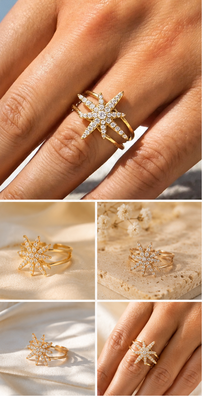 Bague Stella Doré