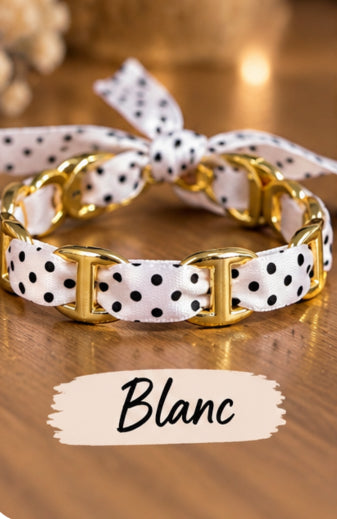 Bracelet Maille Marine « Capucine » – Tendance & Iconique 🎀