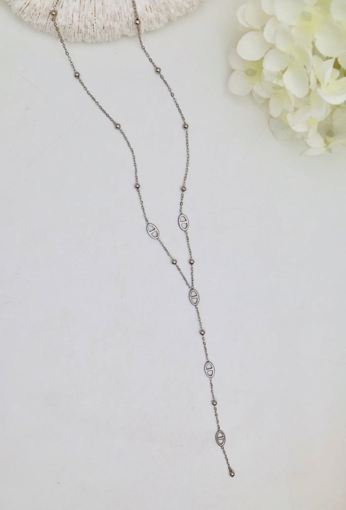 Collier séléne -maille marine